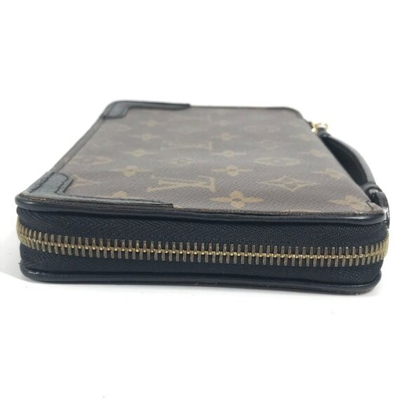 LOUIS VUITTON M60679 MonogramMacassar Daily Organizer Case Clutch Bag Wallet - Picture 4 of 15